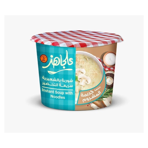 ALLA GHAZ NOODLES SOUP CUP W/ CREAM SAUCE MUSHROOM (24 x 60 g)
