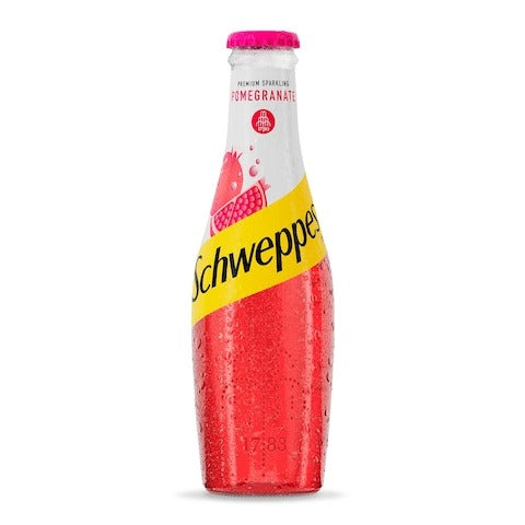 SCHWEPPES POMEGRANATE BOTTLE (24 BOTTLES X 250ML)