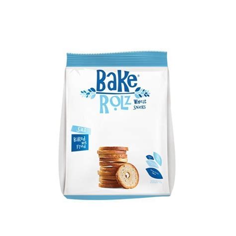 BAKE ROLZ WHEAT SNACKS W/ SALT (24 x 45 g)