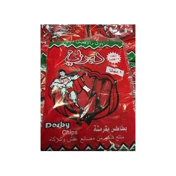 DERBY CHIPS PAPRIKA FLAVOUR (108 x 6)