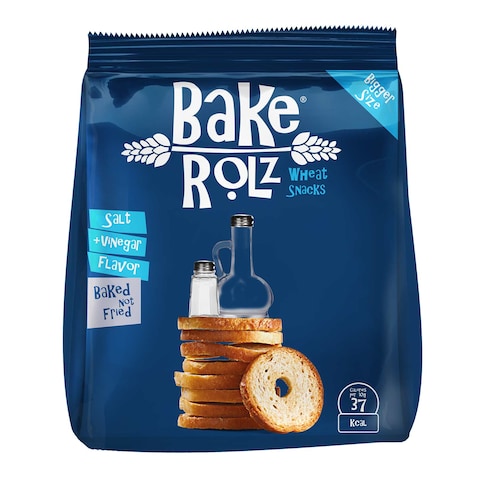 BAKE ROLZ WHEAT SNACKS W/ VINEGAR (24 x 45 g)