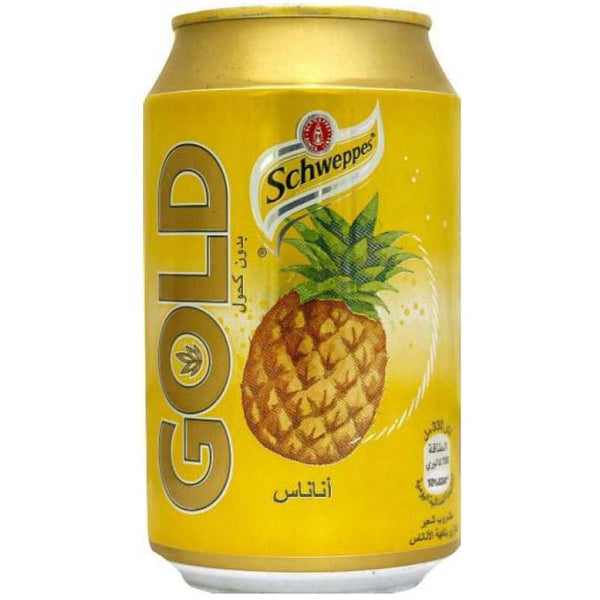 SCHWEPPES PINEAPPLE CAN (24 BOTTLES X 330ML)