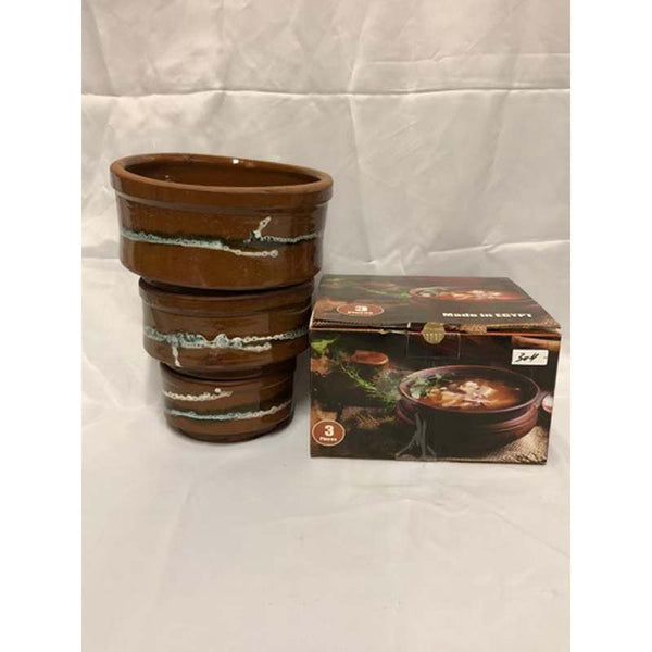 3PC CLAY BRAM SET 304 (6 PCS X BOX )