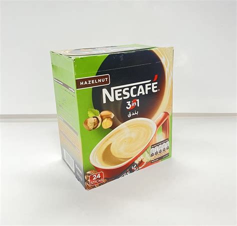 NESCAFE 3 IN 1 HAZELNUT INSTANT COFFEE (12 x 24)