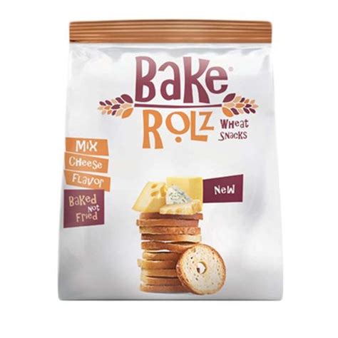 BAKE ROLZ WHEAT SNACKS W/ CHEESE MIX (24 x 45 g)