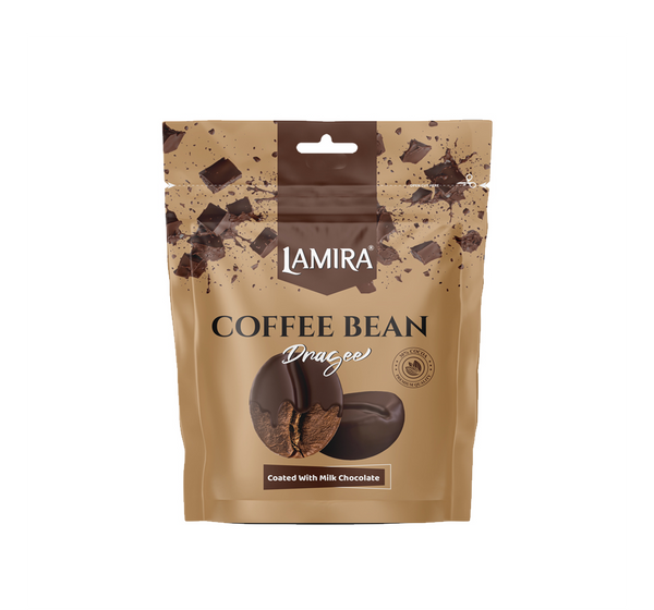 LAMIRA CHOCOLATE COATED COFFEE DRAGEE W/ MILK (12 X 70 g)